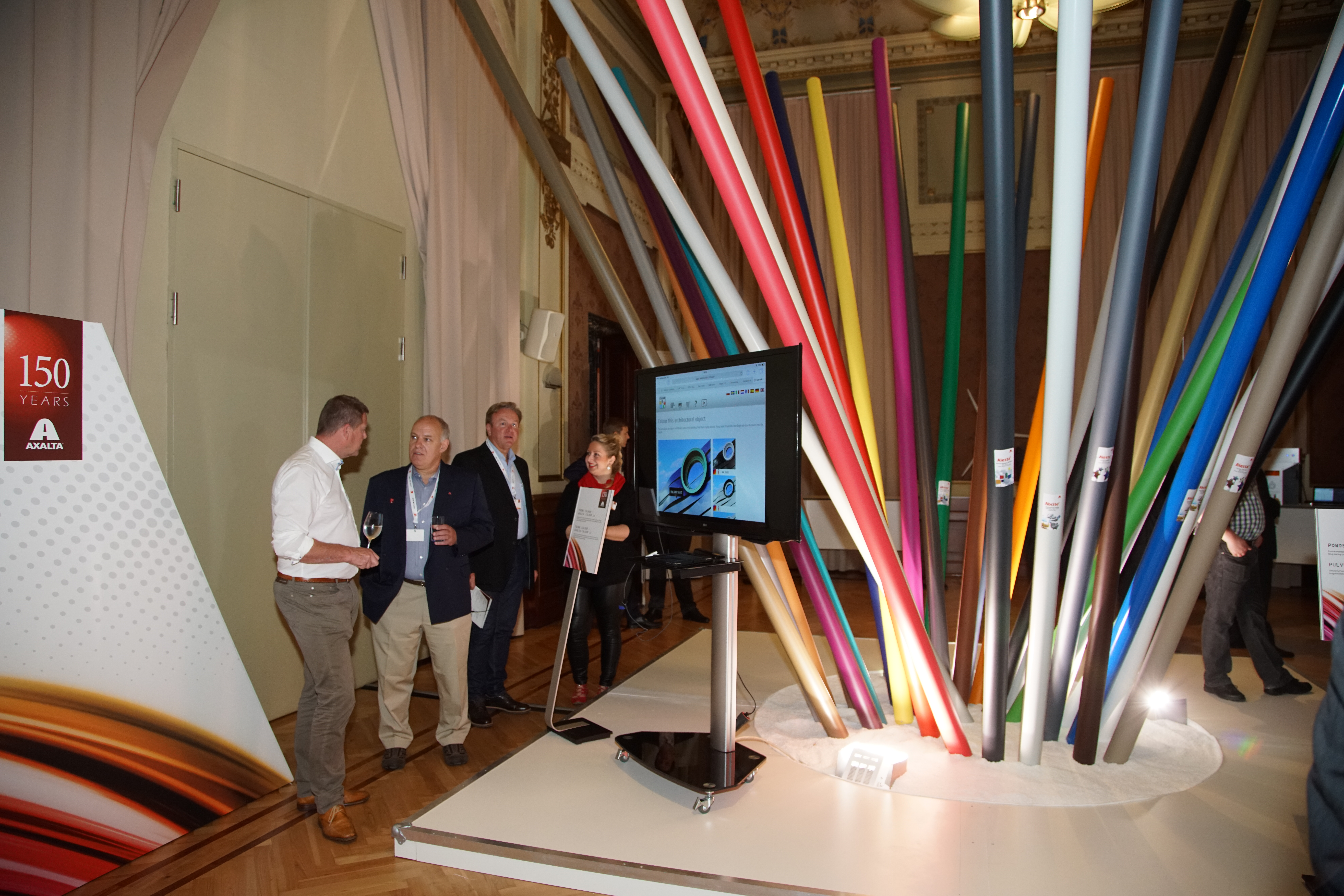 In Europe, customers participated in a day-long Experienced for the Future symposium including a product exhibition
